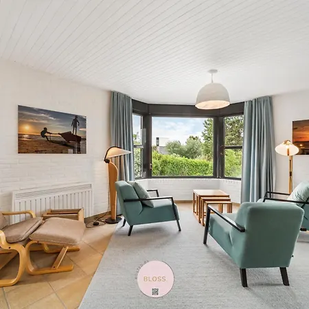 Stuifduinenhuis By Bloss, Aan De Duinen Met Grote Tuin Koksijde